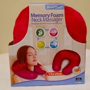 Memory foam neck massager pink